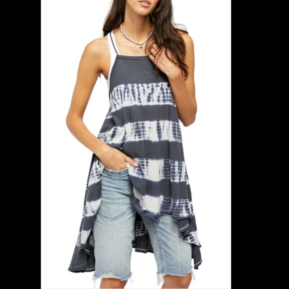 Free People Tops - Free People Seashell Tie Dye Sleeveless Tunic
